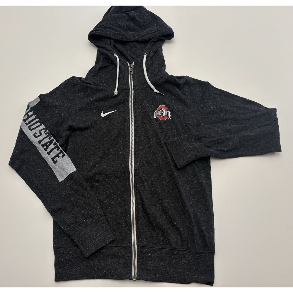 Women's Nike Ohio State Buckeyes Lightweight Hooded Jacket SZ M